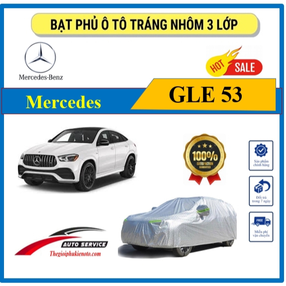 Bạt Phủ Xe MERCEDES GLE 53 tráng nhôm cao cấp-Chống nắng, chống mưa 3 lớp