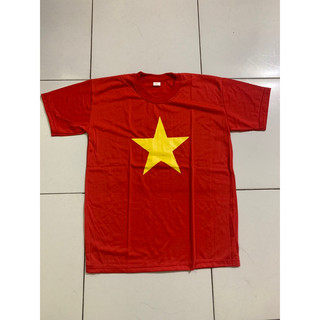 ÁO CỜ ĐỎ SAO VÀNG 100% COTTON