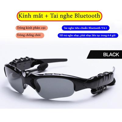 Kính mát Crnaira watch M65 Bluetooth 4.1 phân cực chống UV400 – Đàm thoại & thời trang