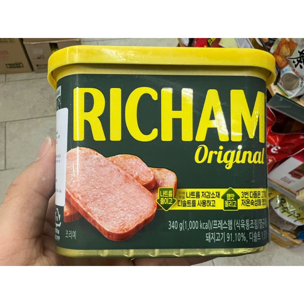 Thịt hộp RICHAM hàn quốc - 리챔