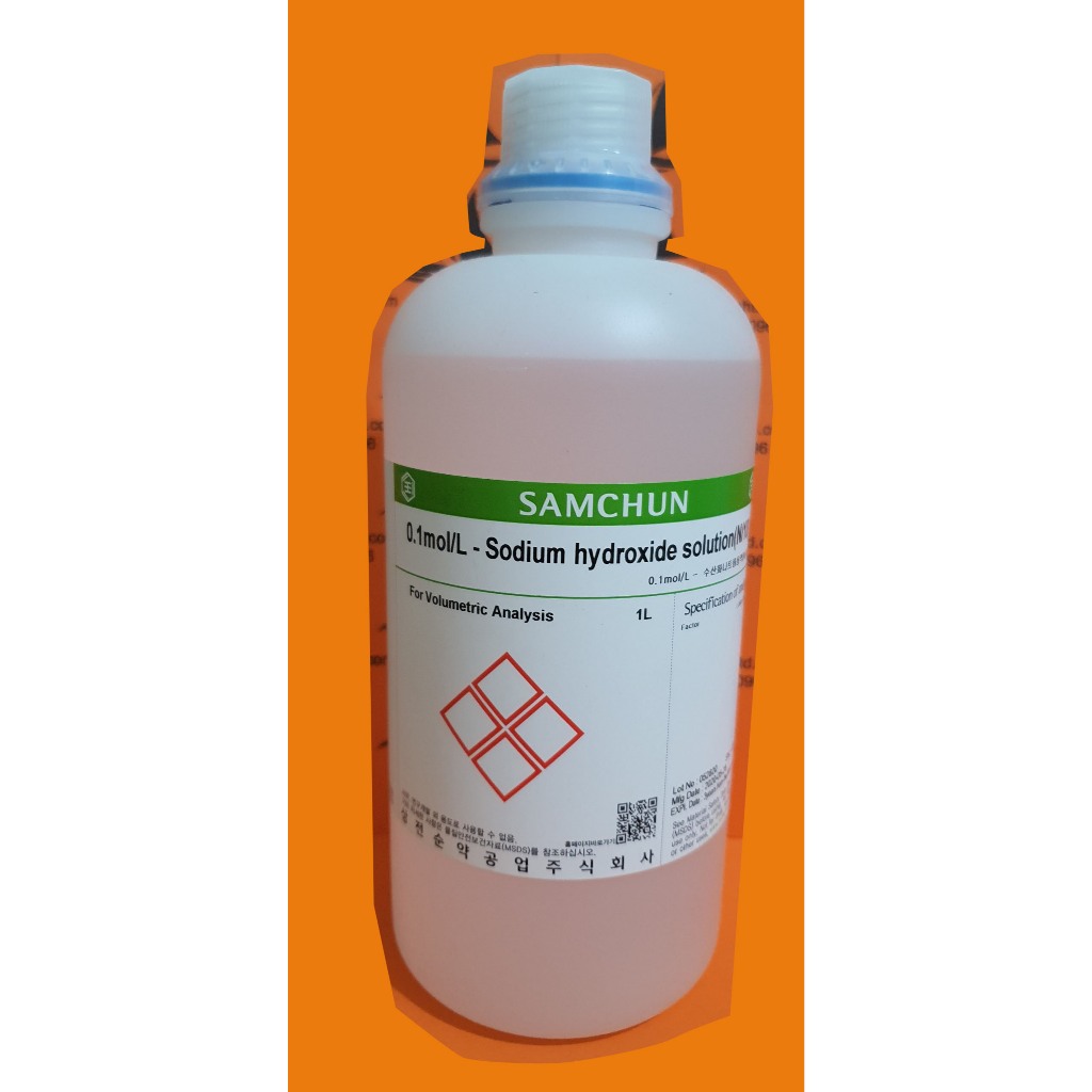 0.1mol/L- Sodium hydroxide solution (N/10) NaOH 0.1N Cas 1310-73-2
