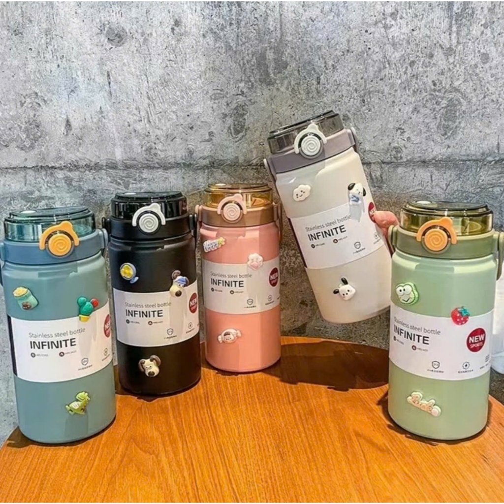 Bình Giữ Nhiệt Boss Inox 316 Dung Tích 1200ml Có Quai Xách Và Ống Hút Hàng Loại 1 Kèm Sticker | BigBuy360 - bigbuy360.vn