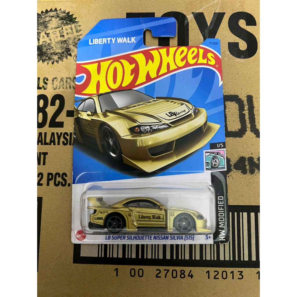 LeHuong Diecast - Xe Hot Wheels LB SUPER SILHOUETTE NISSAN SILVIA (S15 Vàng)
