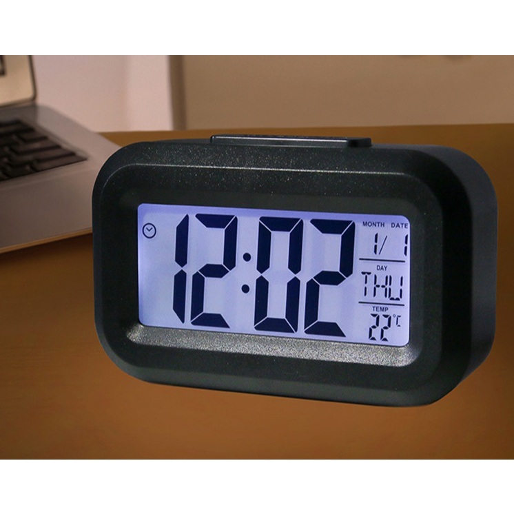 Đồng Hồ Để Bàn - đa chức năng báo thức - đo nhiệt độ - KT: 9x6x3cm - DHB022