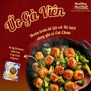 [Hoả tốc TPHCM] Chả Ức Gà Viên Ăn Liền 200g - Ăn Kiêng Tăng cơ Giảm mỡ