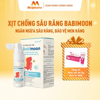 Xịt chống sâu răng Babimoon, giúp làm sạch miệng, khử mùi hôi, bảo vệ men răng chắc khoẻ cho bé (Chai 30ml)