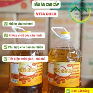 Thùng 4 Can Dầu Ăn Thực Vật 4,5L Goldwin, Vitalgold, Freon Giá Rẻ Tiết Kiệm Cho Gia Đình, Nhà Hàng