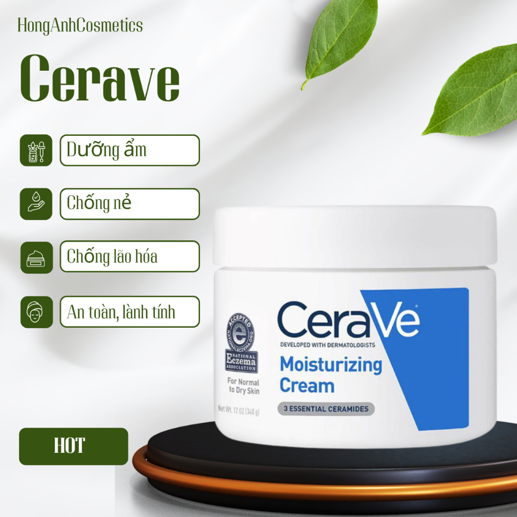 Kem dưỡng ẩm CeraVe Moisturizing Cream 340g