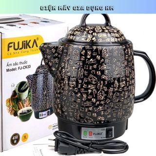  Siêu sắc thuốc điện GỐM SỨ BÁT TRÀNG FUJIKA CHÍNH HÃNG CÓ   HỎA TỐC   - Ấm thuốc điện nấu tự động ngắt - Bảo Hành 