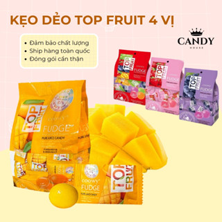 Kẹo dẻo trái cây Top Fruit CDDHY vị nho, dâu, xoài, mix vị gói 280g, mua 3 giảm 2%