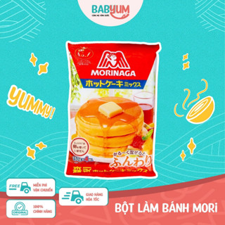 Bột làm bánh Hotcake Morinaga 150g x 4 gói nhỏ cho bé từ 1 tuổi