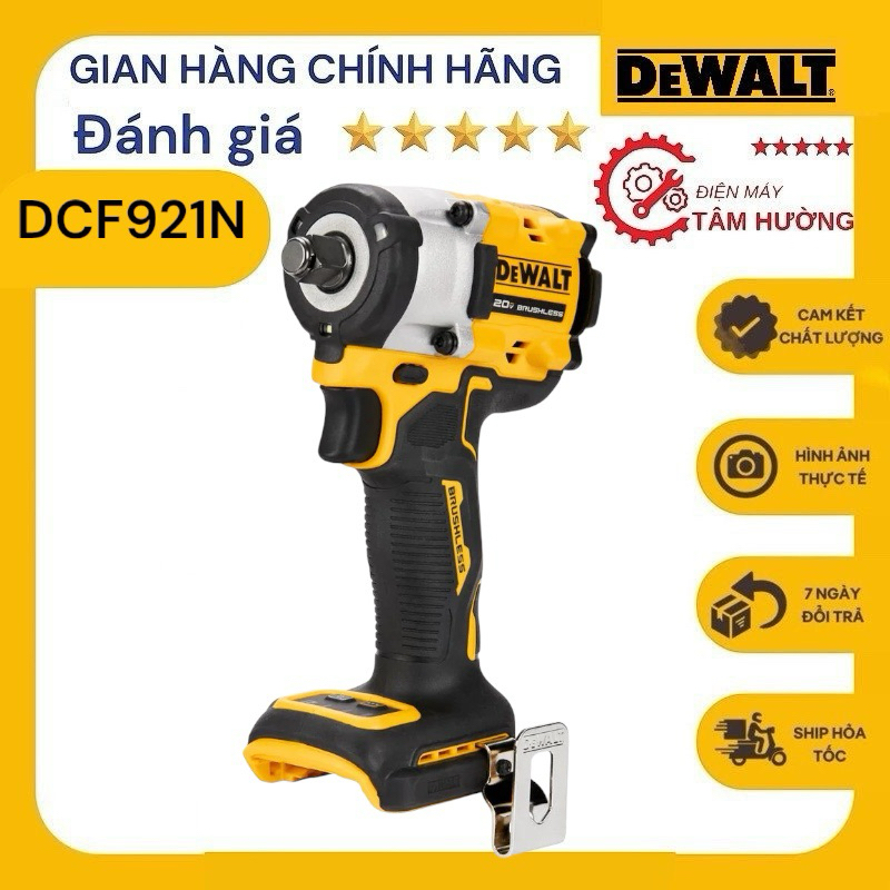 DCF921 - Máy siết bulong dùng pin 18v dewalt - Hàng chính hãng