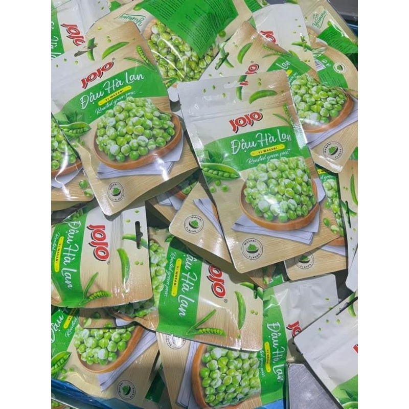snack đậu hà lan jojo vị wasabi
