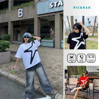 Áo Thun Boxy In Ngôi Sao SIMPSON Local Brand Unisex Nam Nữ Oversize - Áo Phông Nam Nữ In Ngôi Sao SIMPSON