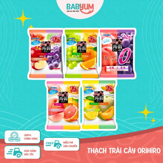 Thạch Trái Cây Orihiro - Sự Kết Hợp Tuyệt Vời Của Hương Vị Tự Nhiên và Sức Khỏe Nhật Bản