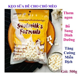 Kẹo sữa dê cho Chó Mèo Gói 500g Thơm ngon Bổ sung dinh dưỡng Tăng cường miễn dịch Tốt cho tiêu hóa Xuất xứ thái lan