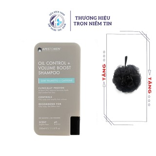  Dầu gội Apestomen Oil Control Volume Boost Shampoo 350ml cao cấp + Tặng bông tắm than tre 