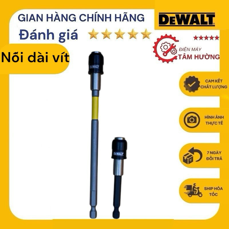Đầu nối vít dài tháo lắp nhanh