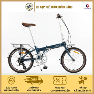  Xe đạp gấp Chevaux Fuku | Khung nhôm chắc chắn Gấp gọn Đề Shimano Altus 8 speed 