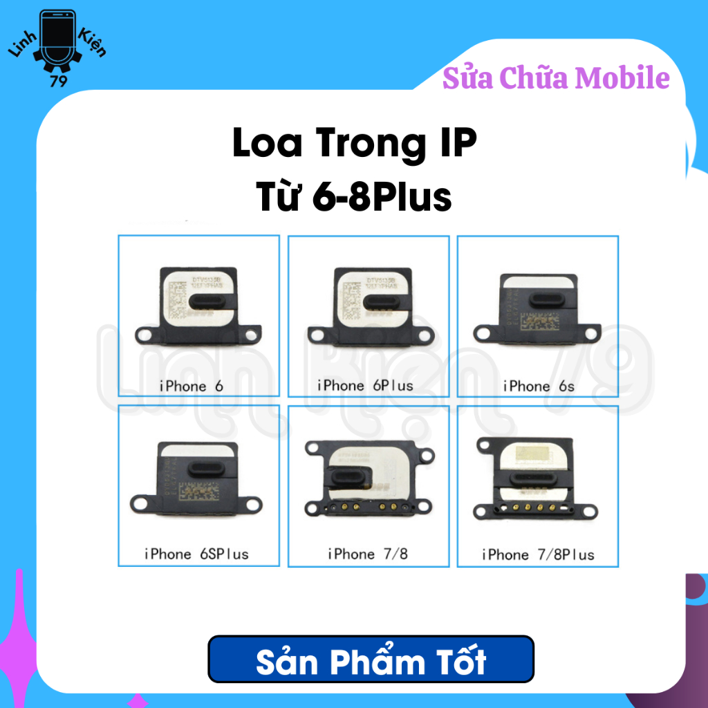 Loa Trong IP 6-8PL New , Loa Nghe Điện Thoại , Bảo Hành 6 Tháng