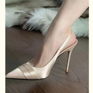  Giày cao gót,sục mũi nhọn tiểu thư sang chảnh cực xinh  đé nhọn cao 7cm--9cm chất da lụa cao cấp. 