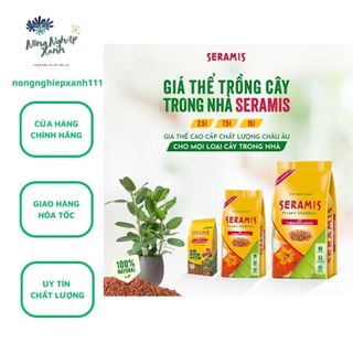Giá thể trồng cây Seramis nhập khẩu Đức lý tưởng để trồng cây thay đất, phủ mặt, trồng cây thủy sinh
