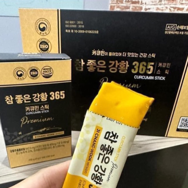 Thạch nghệ xoài 365 curcumin Hàn Quốc bổ sung collagen