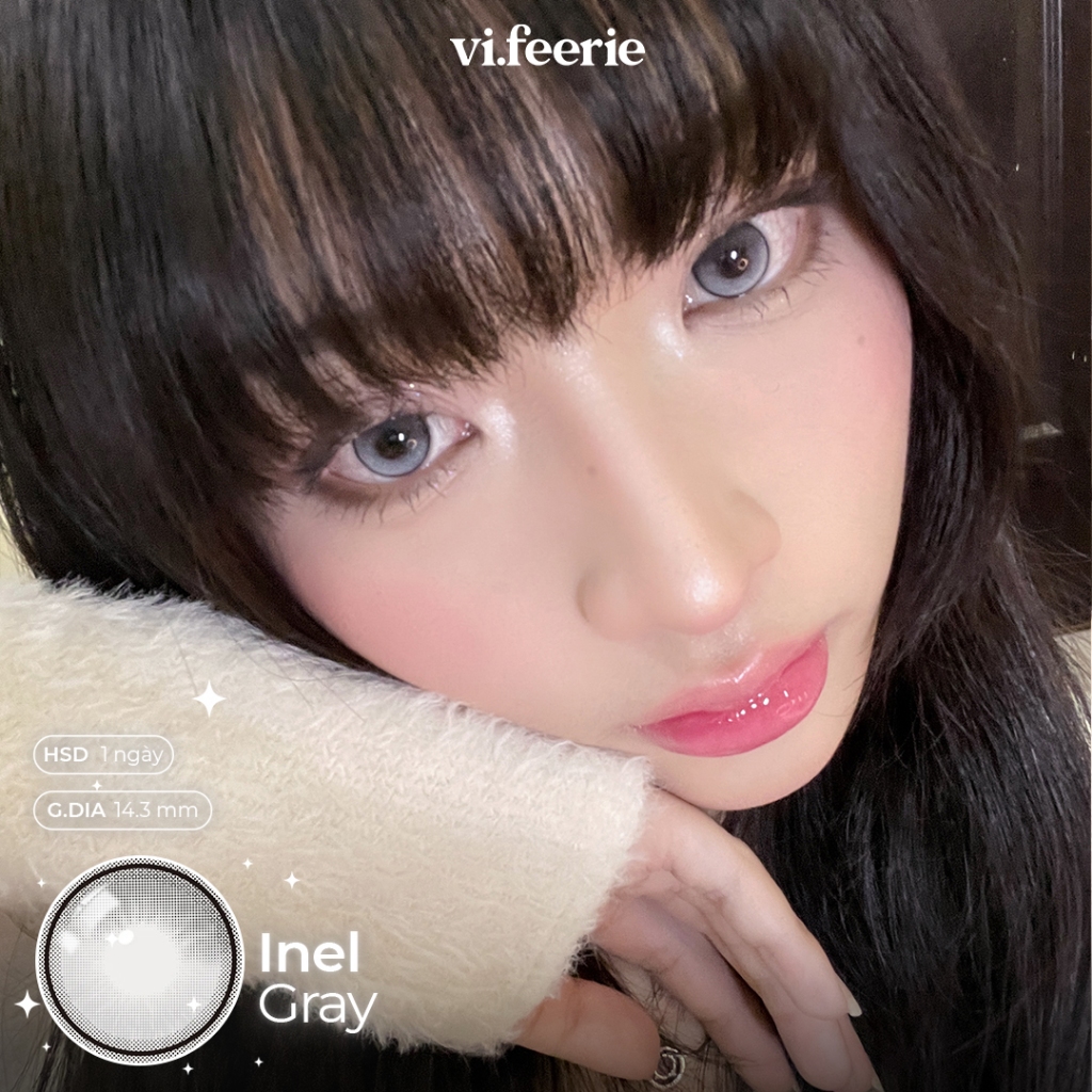 (I-SHA) Kính áp tròng ̣(lens) giãn tròng hack mắt to 1 ngày INEL Lens - VF Lens | BigBuy360 - bigbuy360.vn