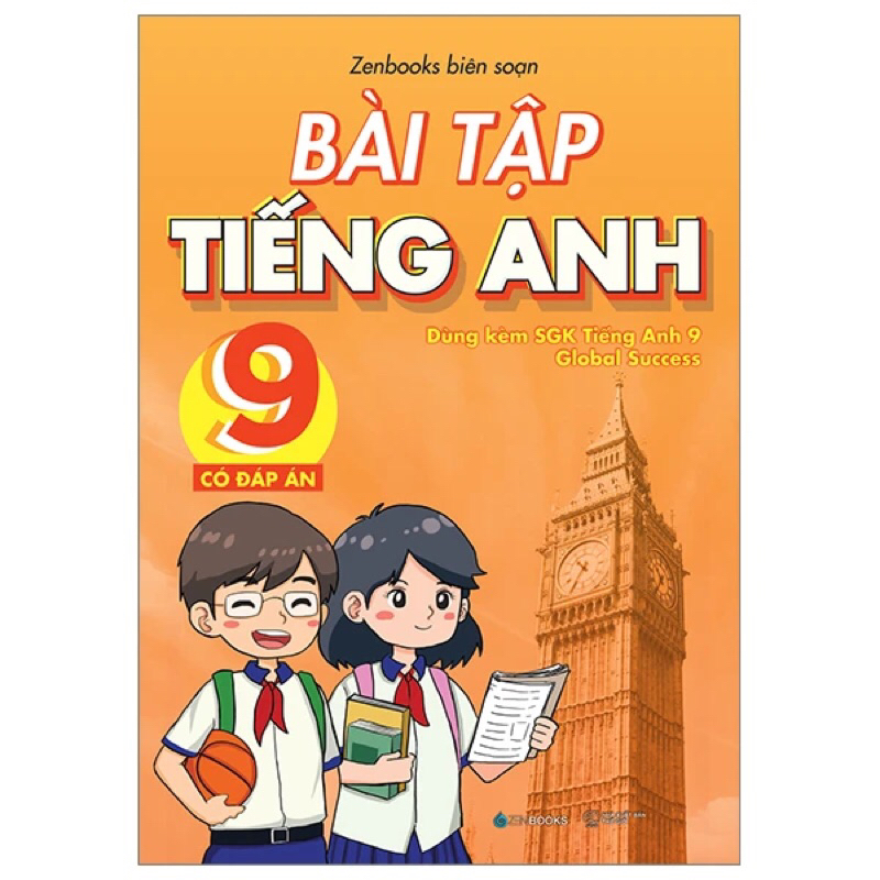 Sách - Bài tập tiếng anh 9 Có đáp án (Dùng kèm SGK tiếng anh 9 Global Success)