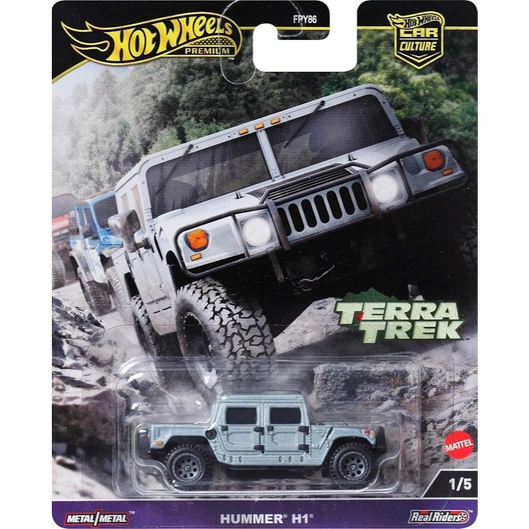 Mô hình xe quân đội sự địa hình Hot Wheels Premium Boulevard Car Pop Culture Hummer H1