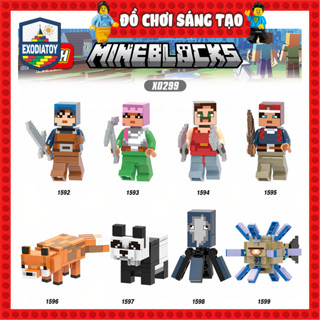 Xếp hình Minifigure Nhân vật trò chơi My World Minecraft - Đồ Chơi Lắp Ghép Sáng Tạo - XINH X0299