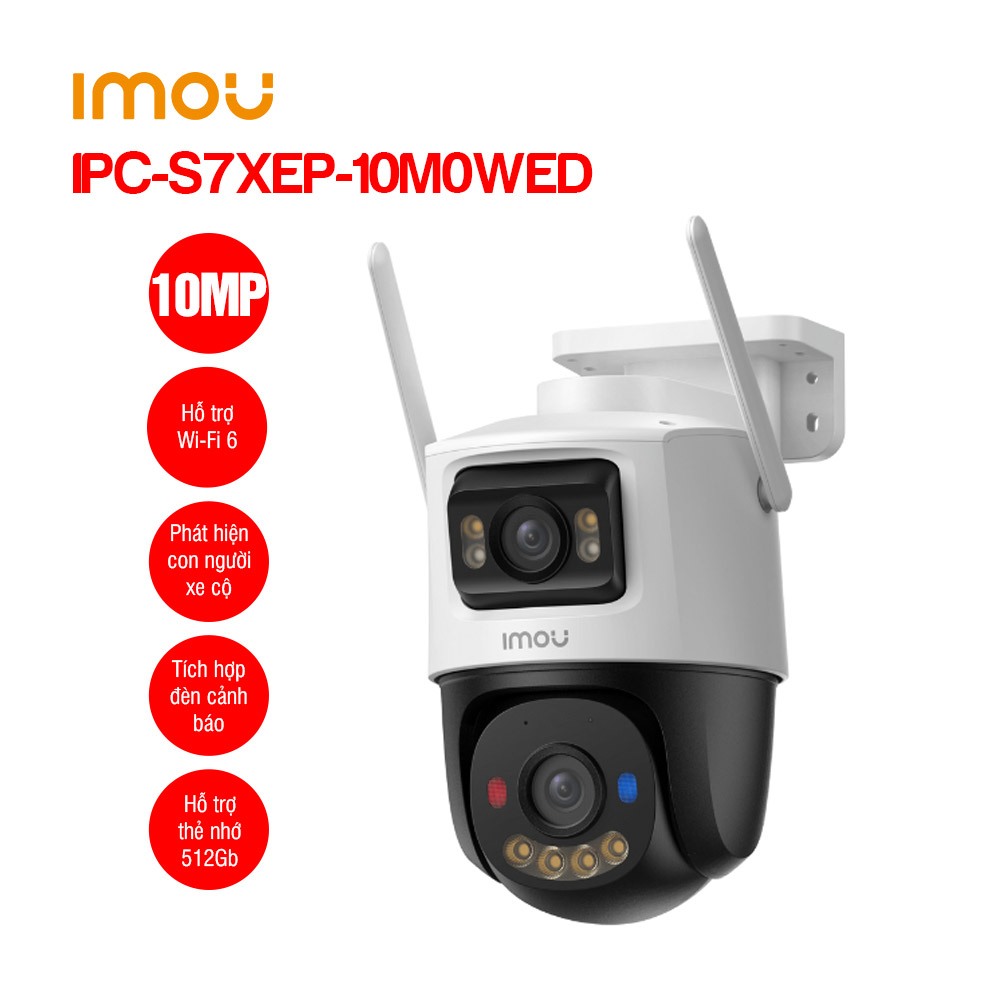 Camera Cruiser Dual 2 Khung Hình 10MP IMOU IPC-S7XEP-10M0WED CHÍNH HÃNG