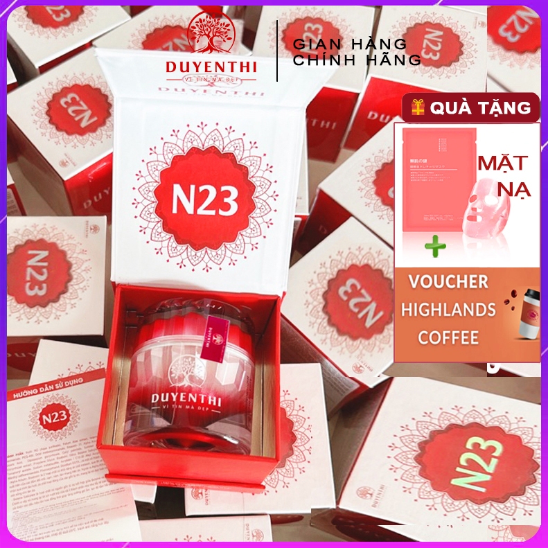 N23 Duyên Thị Bách Y Sâm - Kem Dưỡng Ẩm Trắng Da Mờ Nám Giảm Mụn Mẫu Mới Nhất