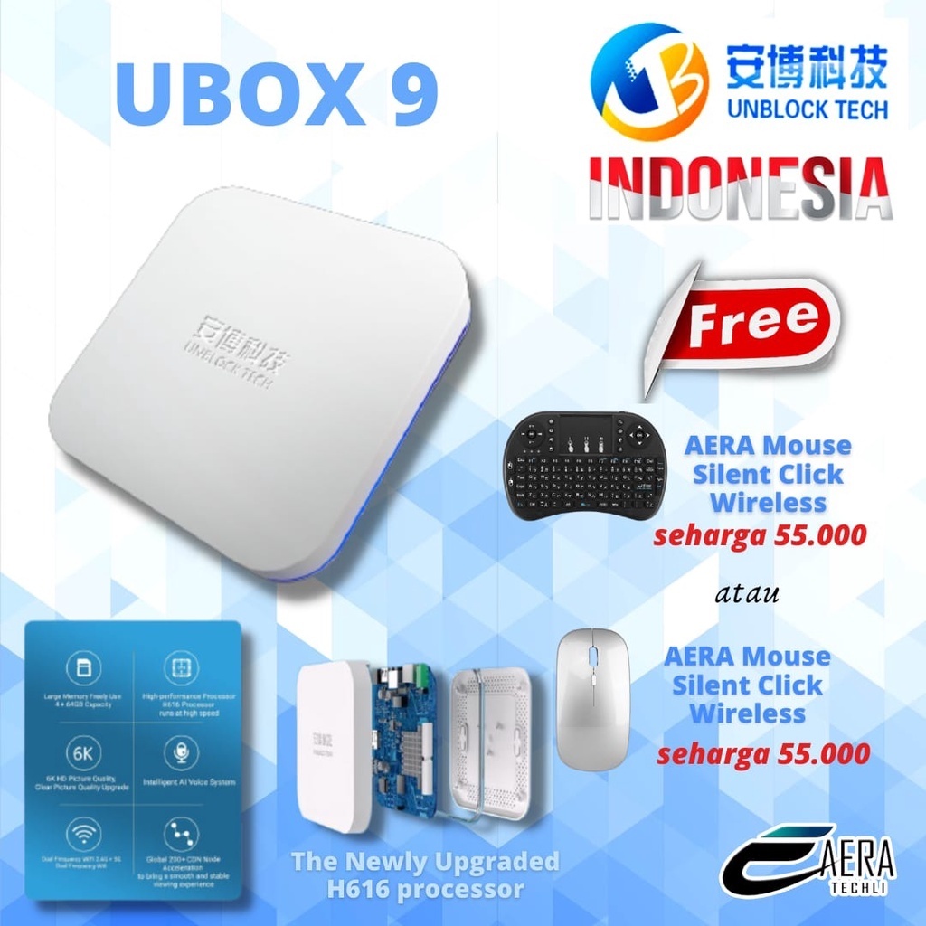 Android TV box UBOX 9 Pro Max 4GB