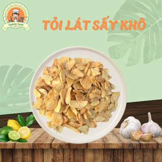  Tỏi lát sấy giòn Kinh Môn ăn liền thơm ngon cùng khô heo cháy tỏi,xôi vò,xôi xéo,làm pate  500gr   