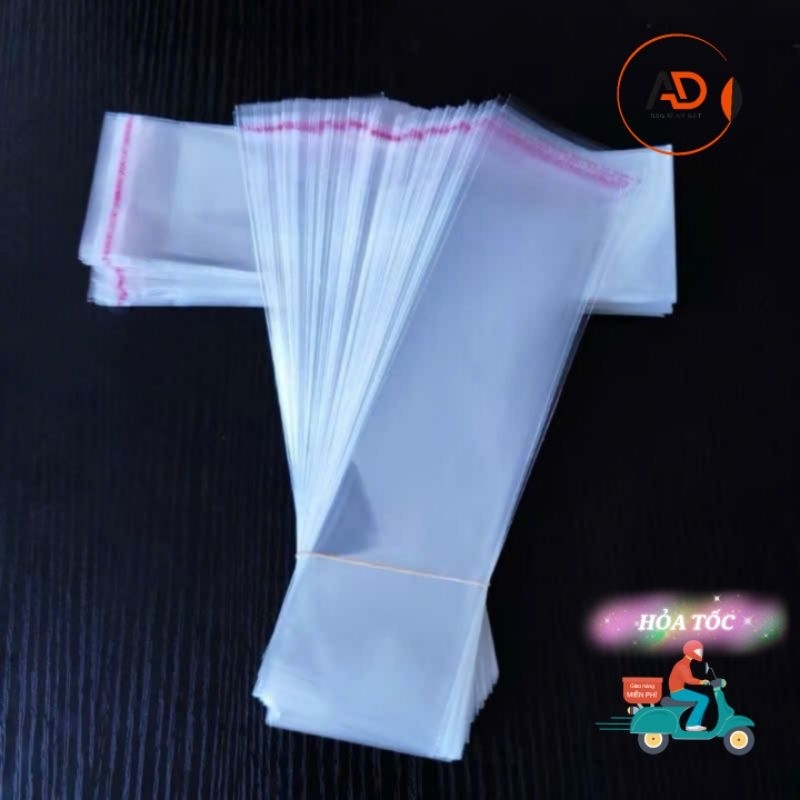 [ 1Kg ] Túi OPP ( Đựng Nhang, Đũa, Phụ Kiện ) Bóng Kiếng Dán Miệng
