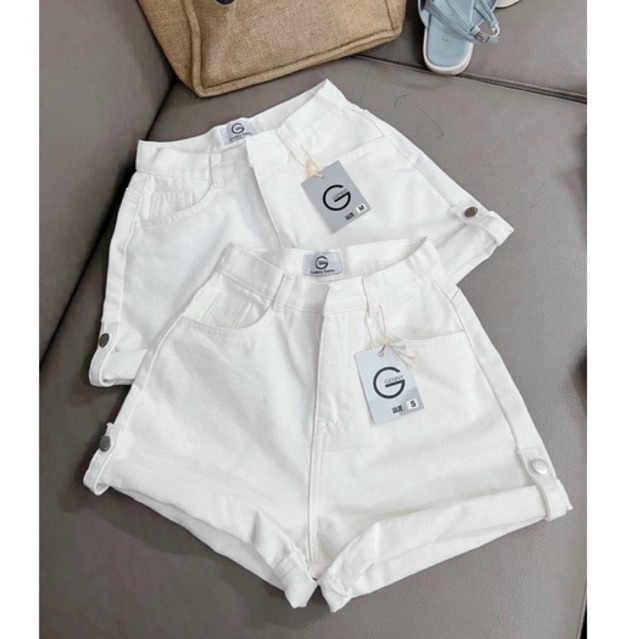 quần Short jeans, short bò dáng xoè lai viền màu siêu hot ( hình thật 100%)