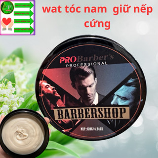  sáp vuốt tóc nam BAẨBERSHOP 120g giữ nếp tóc  cứng ko bị bóng tóc dành cho phái mạnh 