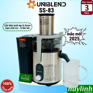 Máy ép trái cây nhanh Uniblend SS-83 - 1200W - [Mẫu mới 2025] - Lưới ép cải tiến hạn chế xơ 0.3mm [Uni SS83]