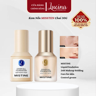  Kem nền MISTINE dạng lỏng che phủ toàn diện lâu trôi dưỡng ẩm kiềm dầu dành cho mọi loại da LUCINA COSMETICS 