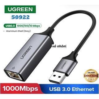 Cáp chuyển usb 3.0 to lan ugreen 50922 cm209 cao cấp