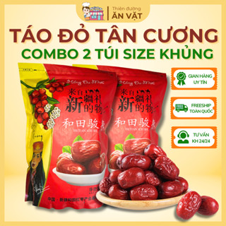 【SIZE VIP COMBO 2 TÚI TÁO ĐỎ TÂN CƯƠNG SIZE ĐẠI CHÍNH HÃNG 60-80 quả/kg, Thịt Săn Chắc, Ngọt Thanh