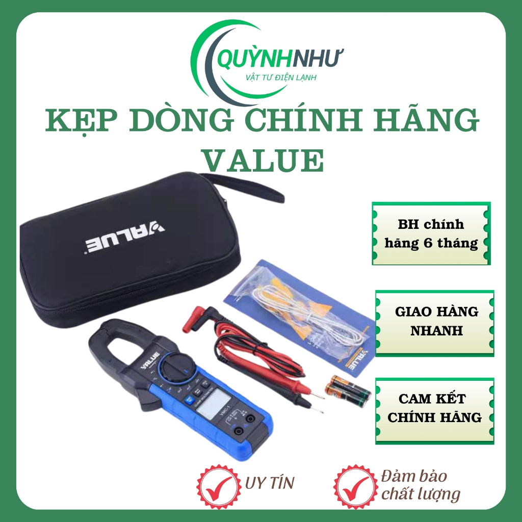 Đồng hồ kẹp dòng - Ampe kìm cao cấp VALUE VMC-1 hàng chính hãng