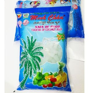 Thạch Dừa Minh Châu Ăn Liền (1kg) Thanh Mát -Hương Vị Ngọt Ngào Gắn Liền Tuổi Học Trò!