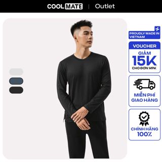 Áo giữ nhiệt Essential Brush Poly cổ thấp giữ nhiệt mềm mại Coolmate