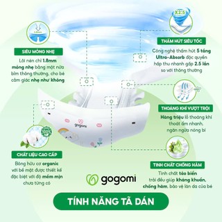 [BỈM CAO CẤP] Bỉm Gogomi Premium - Êm Mềm Như Mây, Bé Khô Thoáng Suốt 24h Merries moony Opapi O'papi