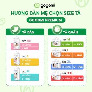 [BỈM CAO CẤP] Bỉm Gogomi Premium - Êm Mềm Như Mây, Bé Khô Thoáng Suốt 24h Merries moony Opapi O'papi