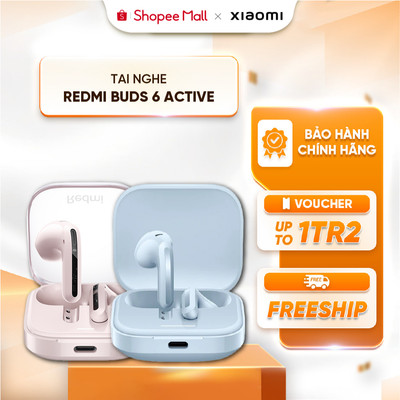 Tai nghe Redmi Buds 6/ Buds 8 Active BHR8391GL/BHR8396GL - Thời lượng pin lên đến 30 giờ