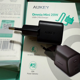 Adapter sạc aukey 20w pa-b1 usb c pd 20w qc củ sạc aukey omnia power delivery 20w ultra minima