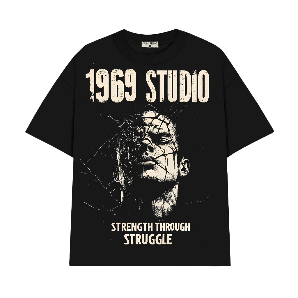 Áo Thun Form Rộng Strength Through Struggle 1969STUDIO Unisex Nam Nữ - AP18
